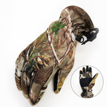 Load image into Gallery viewer, Autumn and winter men's and women's camouflage riding gloves full finger outdoor non-slip warm fleece gloves touch screen fishing gloves