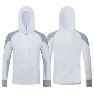 Breathable Camouflage Hooded Long-Sleeved Shirt Ice Silk Sea Fishing Fishing Clothing