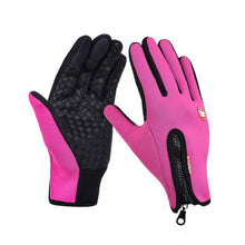 Load image into Gallery viewer, Winter Gloves Touch Screen Riding Motorcycle Sliding Waterproof Sports Gloves With Fleece