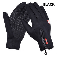 Load image into Gallery viewer, Winter Gloves Touch Screen Riding Motorcycle Sliding Waterproof Sports Gloves With Fleece