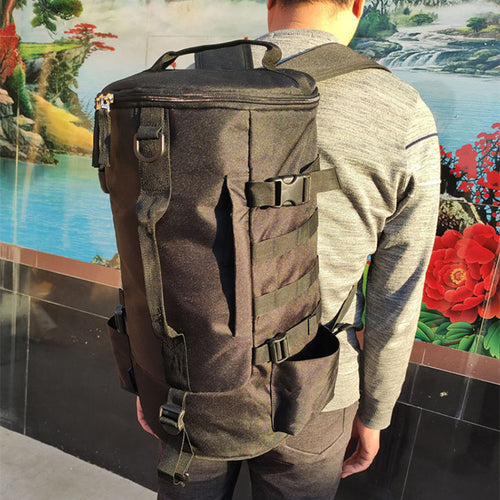 Cylindrical Fishing Gear Backpack