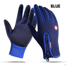 Load image into Gallery viewer, Winter Gloves Touch Screen Riding Motorcycle Sliding Waterproof Sports Gloves With Fleece