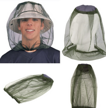 Load image into Gallery viewer, Outdoor Fishing Night Fishing Anti - Insect Anti - Mosquito Hat Net Fishing Sunscreen Hat Mask For Men And Women.