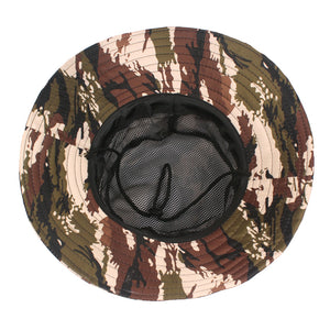 Outdoor Fisherman Hat Fishing Mountaineering Camouflage Big Brim