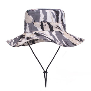 Outdoor Fisherman Hat Fishing Mountaineering Camouflage Big Brim