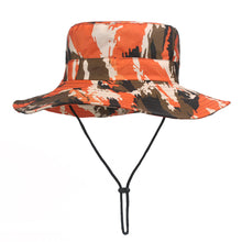 Load image into Gallery viewer, Outdoor Fisherman Hat Fishing Mountaineering Camouflage Big Brim