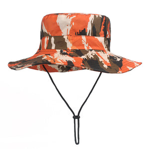 Outdoor Fisherman Hat Fishing Mountaineering Camouflage Big Brim