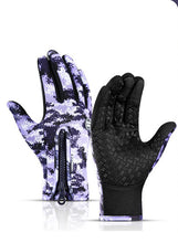 Load image into Gallery viewer, Winter Gloves Touch Screen Riding Motorcycle Sliding Waterproof Sports Gloves With Fleece