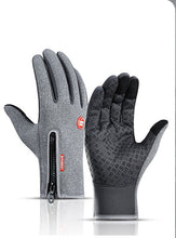 Load image into Gallery viewer, Winter Gloves Touch Screen Riding Motorcycle Sliding Waterproof Sports Gloves With Fleece