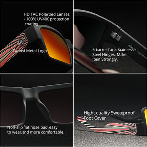 Fashion Colorful Outdoor Fishing Glasses Men's Sports Sunglasses