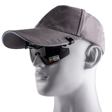 Load image into Gallery viewer, Polarized Fishing Glasses Hat Visors Sport Clips Cap Clip On Sunglasses For  Fishing Biking Hiking Golf Eyewear