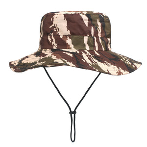 Outdoor Fisherman Hat Fishing Mountaineering Camouflage Big Brim