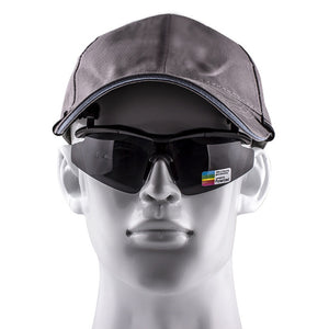 Polarized Fishing Glasses Hat Visors Sport Clips Cap Clip On Sunglasses For  Fishing Biking Hiking Golf Eyewear