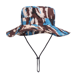 Outdoor Fisherman Hat Fishing Mountaineering Camouflage Big Brim